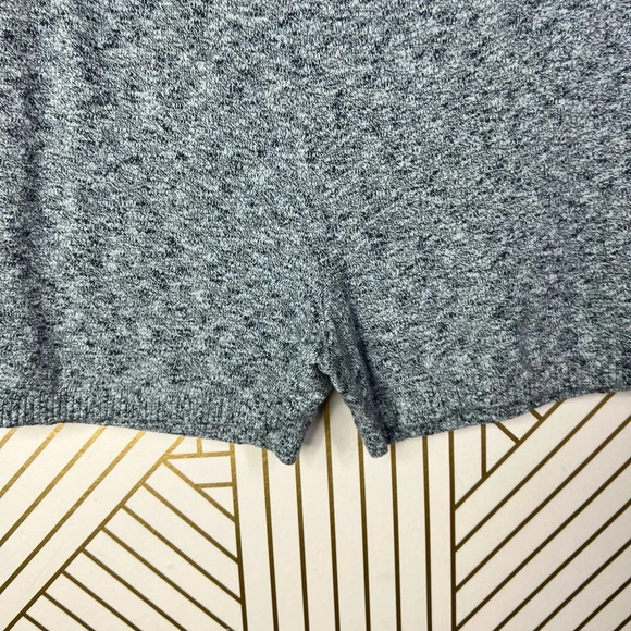 Naadam High Waisted Knit Bike Shorts in Light Blue Cotton Cashmere Size US Large - Picture 4 of 12